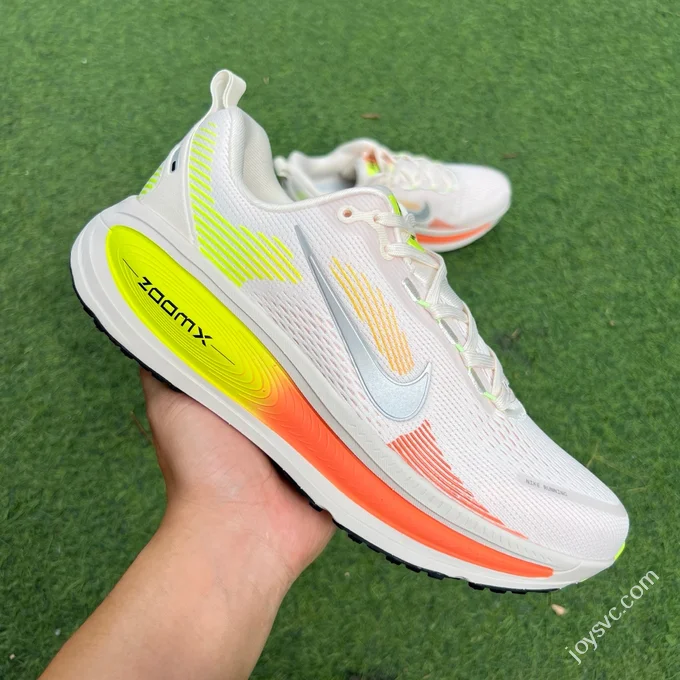 Nike Vomero 18 White Pink Green Marathon Running Shoes HM6804-002