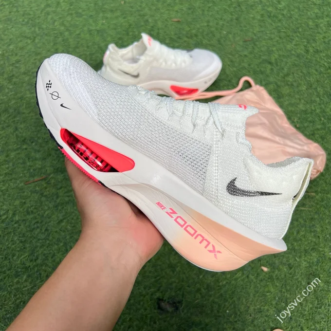 Pure Original Nike Alphafly 3 Marathon Training Shoes White Pink FD8315-103