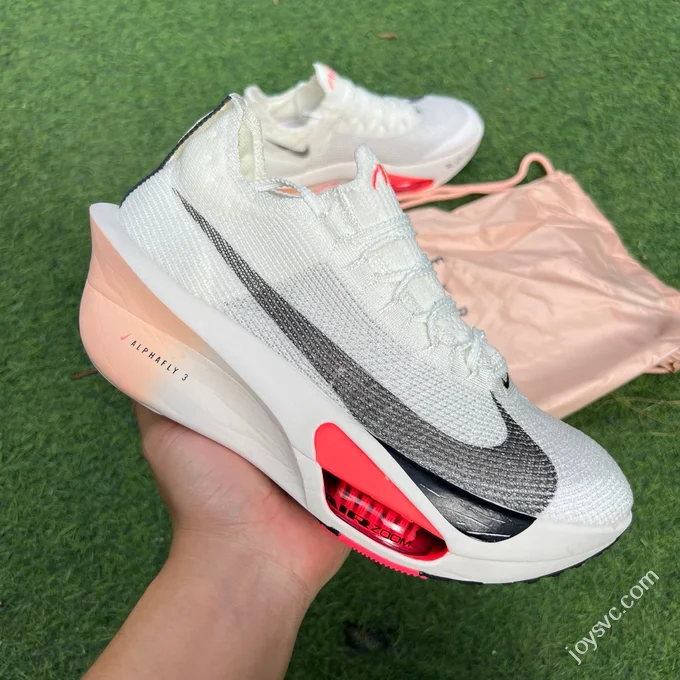 Pure Original Nike Alphafly 3 Marathon Training Shoes White Pink FD8315-103