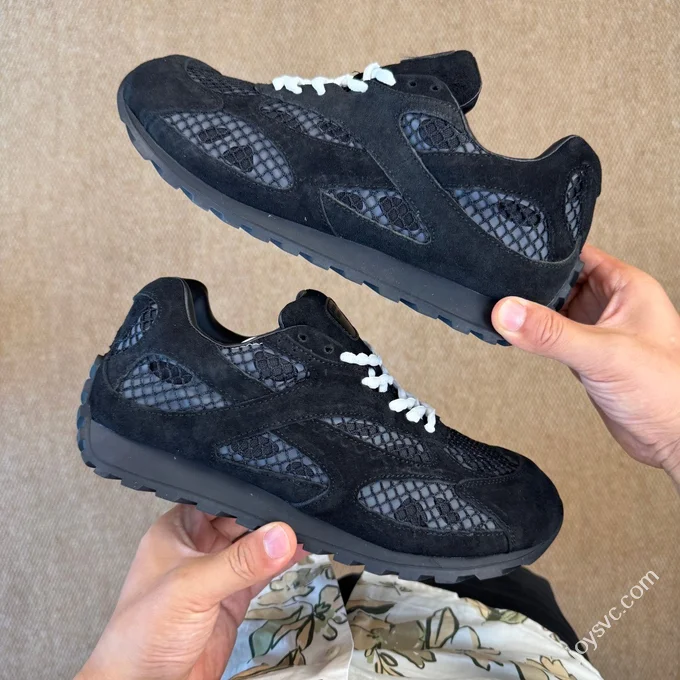 Bottega Veneta Orbit Thin Sole Trainer Shoes - Color 9