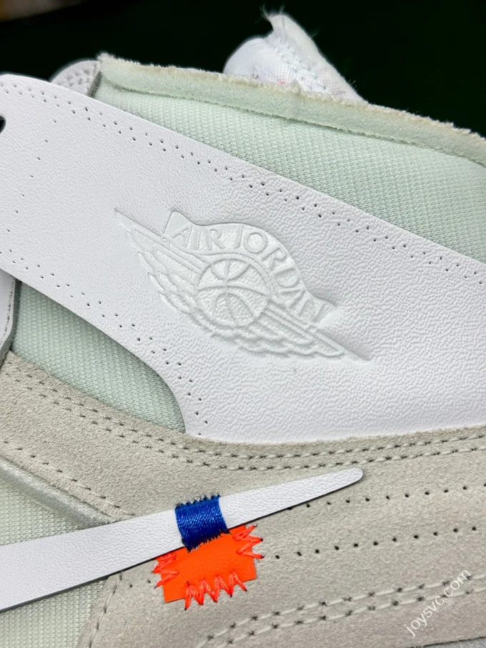 LJR Version AJ1 OFF-WHITE European Exclusive White AA3384-101