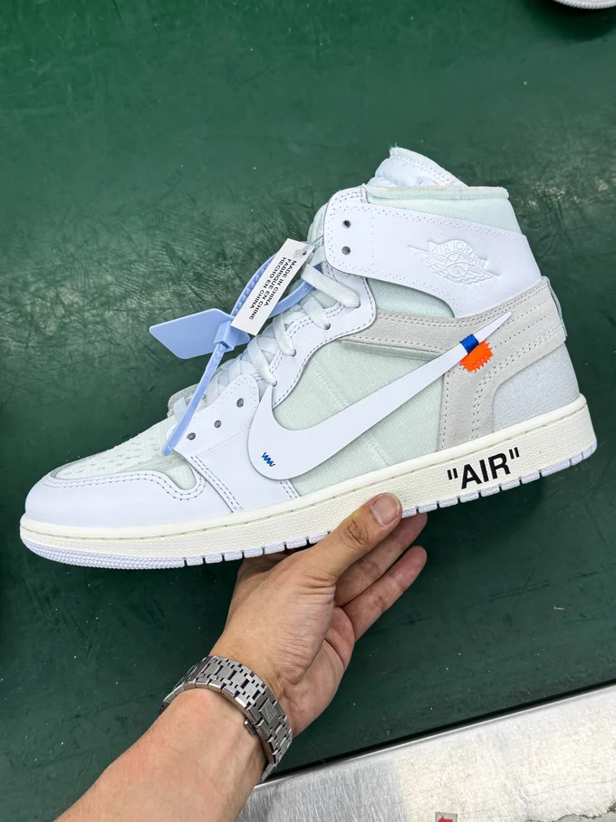LJR Version AJ1 OFF-WHITE European Exclusive White AA3384-101
