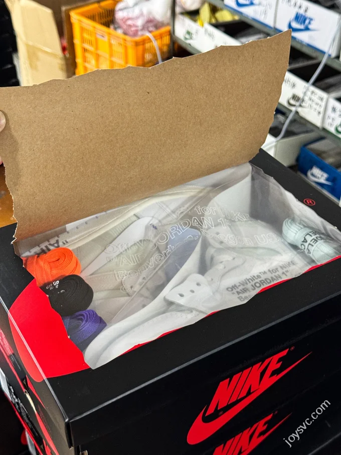 LJR Version AJ1 OFF-WHITE European Exclusive White AA3384-101