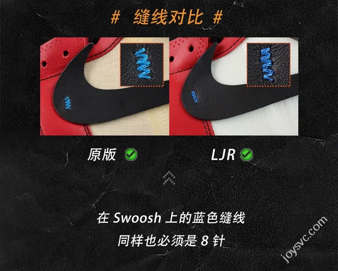 LJR VS ZP Original Air Jordan 1 OFF-WHITE Chicago White Red