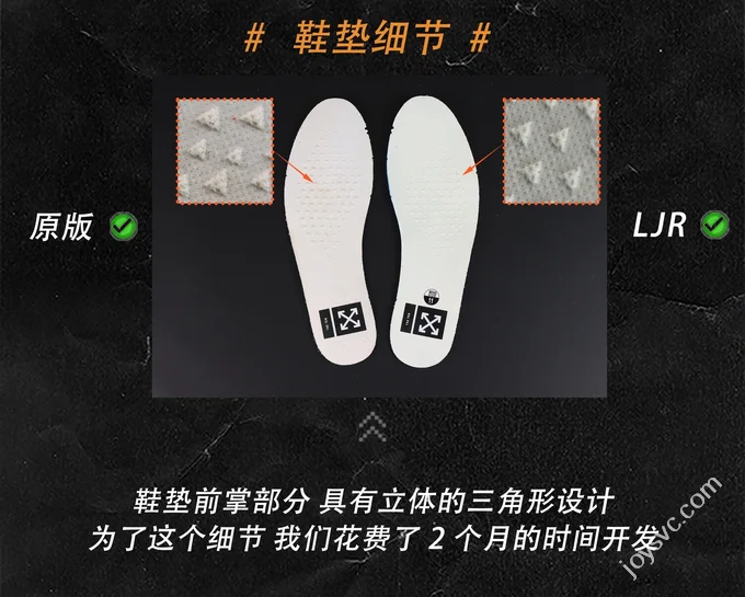 LJR VS ZP Original Air Jordan 1 OFF-WHITE Chicago White Red