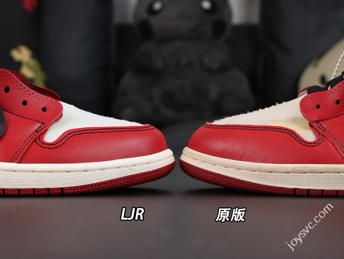 LJR VS ZP Original Air Jordan 1 OFF-WHITE Chicago White Red