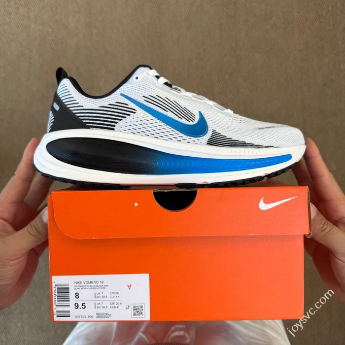 Nike Vomero 18 Marathon Running Shoes Grey Blue IB7722-100