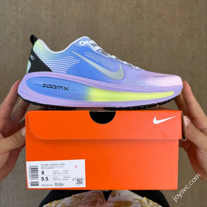 Nike Vomero 18 Marathon Running Shoes Purple IB5169-500 (with half sizes)