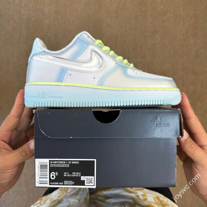 3A Pure Original Air Force 1 AF1 SWDC Collaboration Jelly Blue HJ4399-400