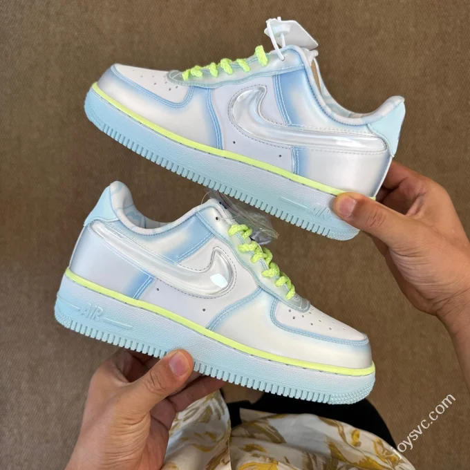 3A Pure Original Air Force 1 AF1 SWDC Collaboration Jelly Blue HJ4399-400