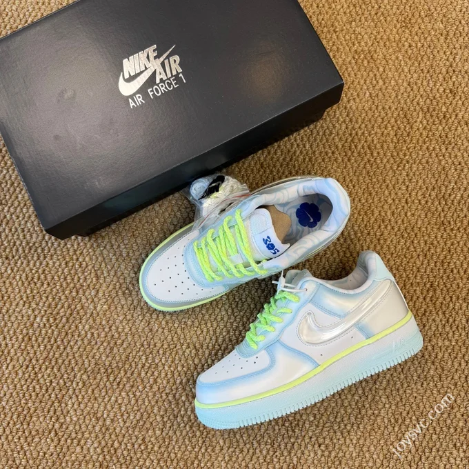3A Pure Original Air Force 1 AF1 SWDC Collaboration Jelly Blue HJ4399-400