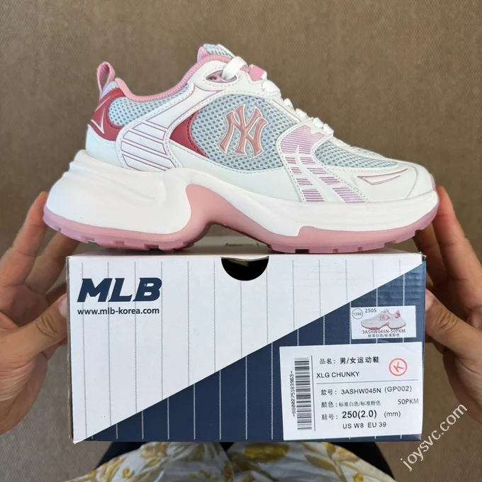 MLB Chunky Dad Shoes Pink 3ASHW045N (GP002)