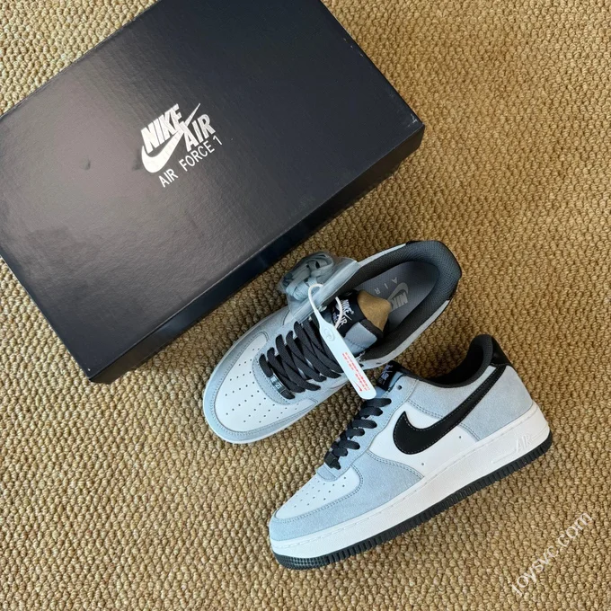 3A Pure Original Air Force 1 AF1 Blue White Black IF6205-400