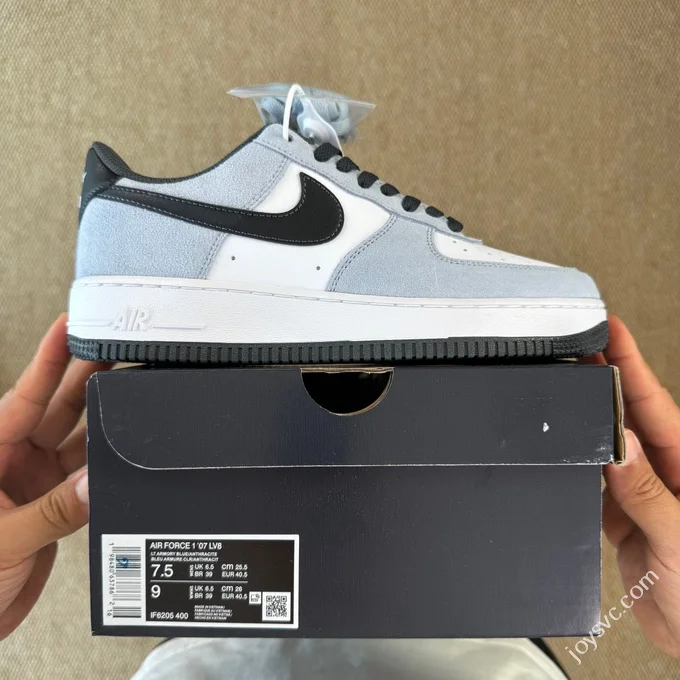 3A Pure Original Air Force 1 AF1 Blue White Black IF6205-400
