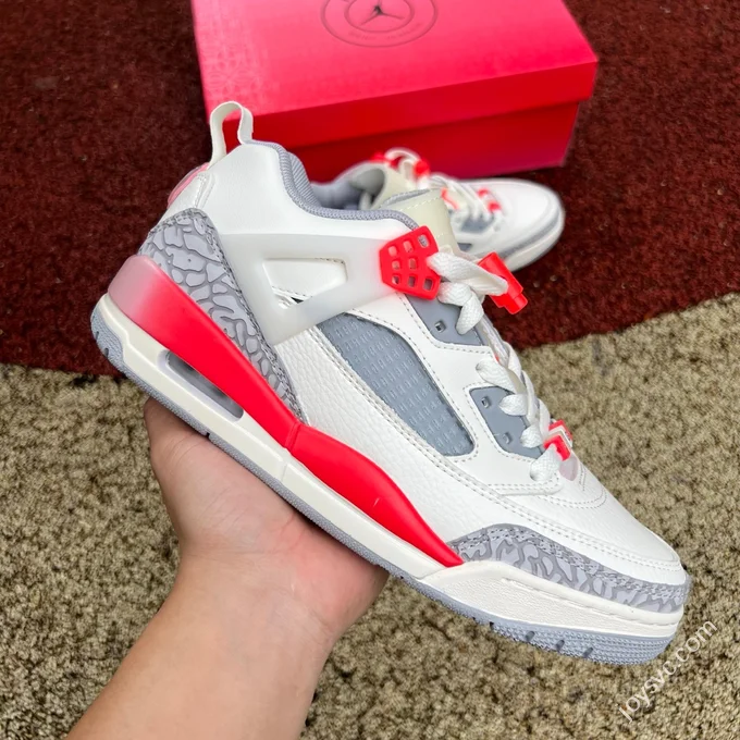 Jordan Spizike OG White Grey Red Elephant Print HF8827-100