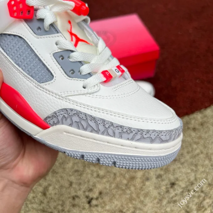 Jordan Spizike OG White Grey Red Elephant Print HF8827-100