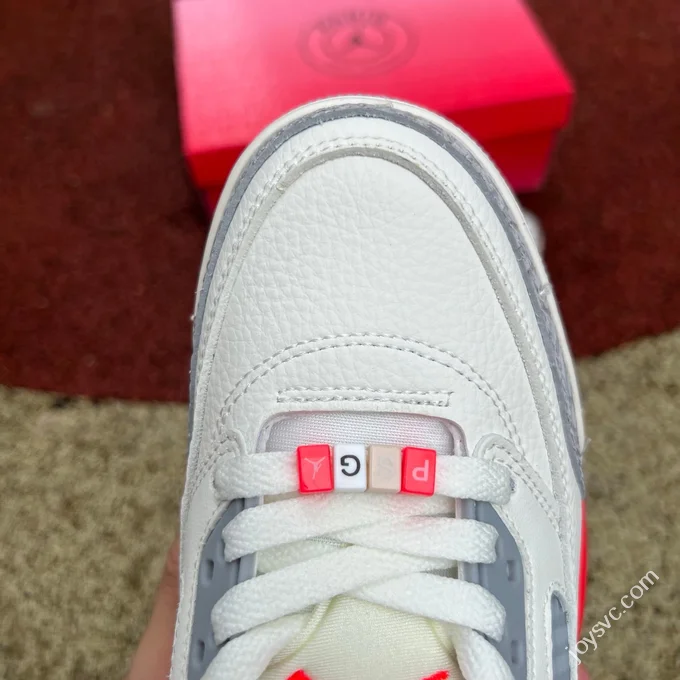 Jordan Spizike OG White Grey Red Elephant Print HF8827-100