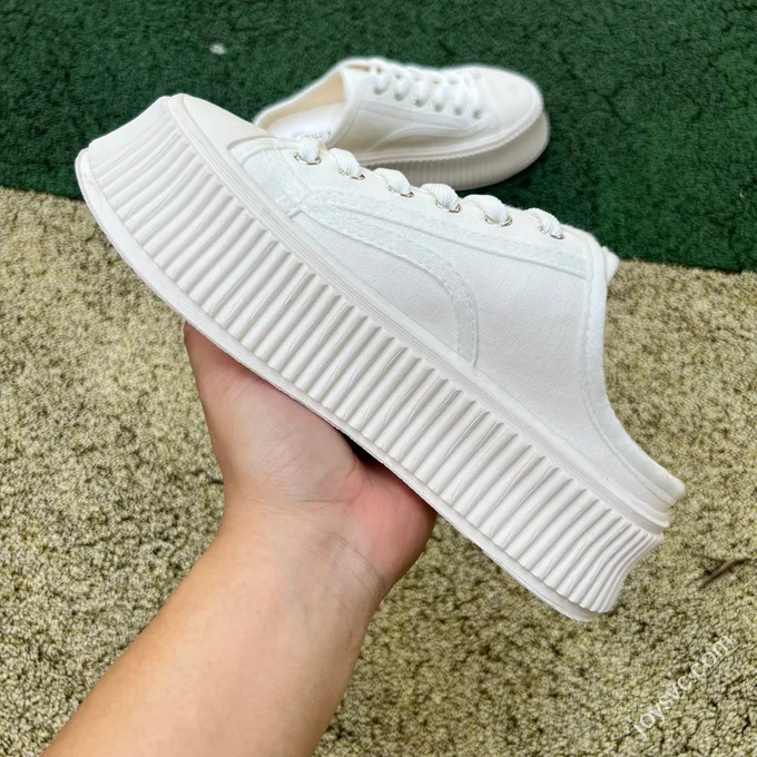 Chanel Half-Slipper Pure White