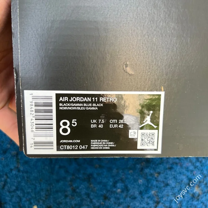 AJ11 Gamma Blue High Top 2025 CT8012-047
