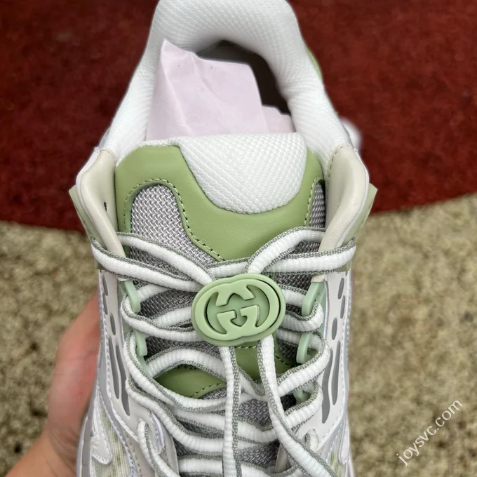 GUCCI Round Toe Drawstring 2.0 Grey Green