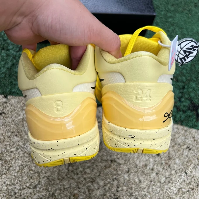 Pure Original Kobe 4 Protro CHBL Yellow Black Basketball Shoes IH0587-700