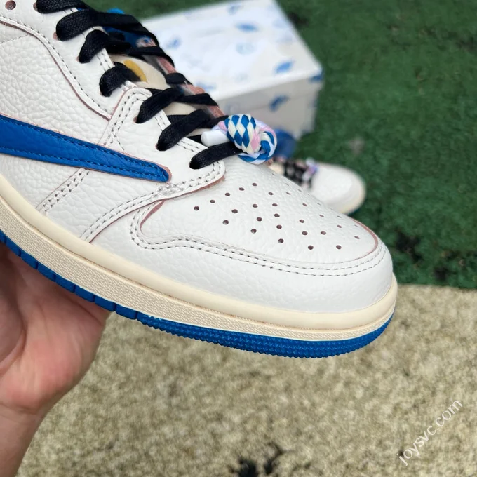 LJR Version AJ1 Travis Scott x Fragment Design Low Top 2.0 DM7866-104