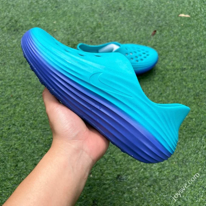 LW Pure Original Nike ReactX Rejuven8 Blue Purple Clogs HV5060-301