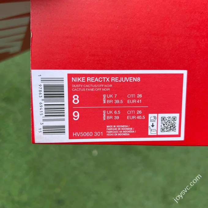 LW Pure Original Nike ReactX Rejuven8 Blue Purple Clogs HV5060-301