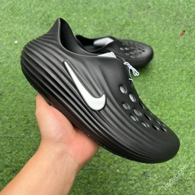 LW Pure Original Nike ReactX Rejuven8 Black White Clogs HV5060-001