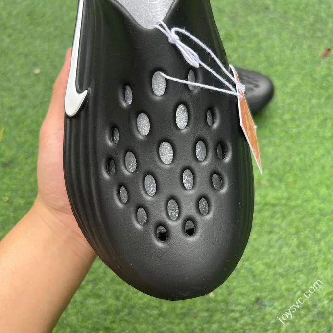 LW Pure Original Nike ReactX Rejuven8 Black White Clogs HV5060-001
