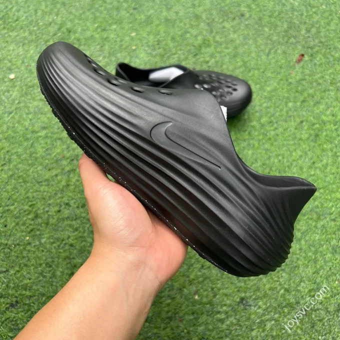 LW Pure Original Nike ReactX Rejuven8 Black White Clogs HV5060-001