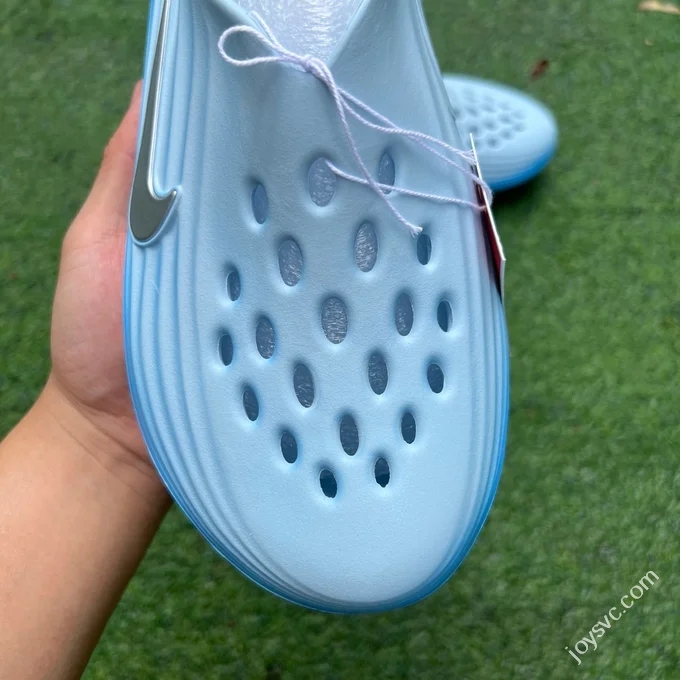 LW Pure Original Nike ReactX Rejuven8 White Blue Clogs HV5060-402