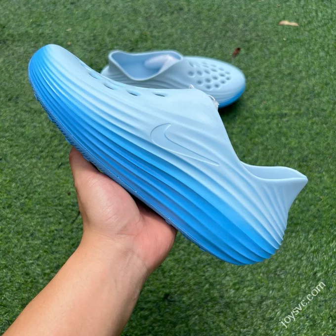 LW Pure Original Nike ReactX Rejuven8 White Blue Clogs HV5060-402