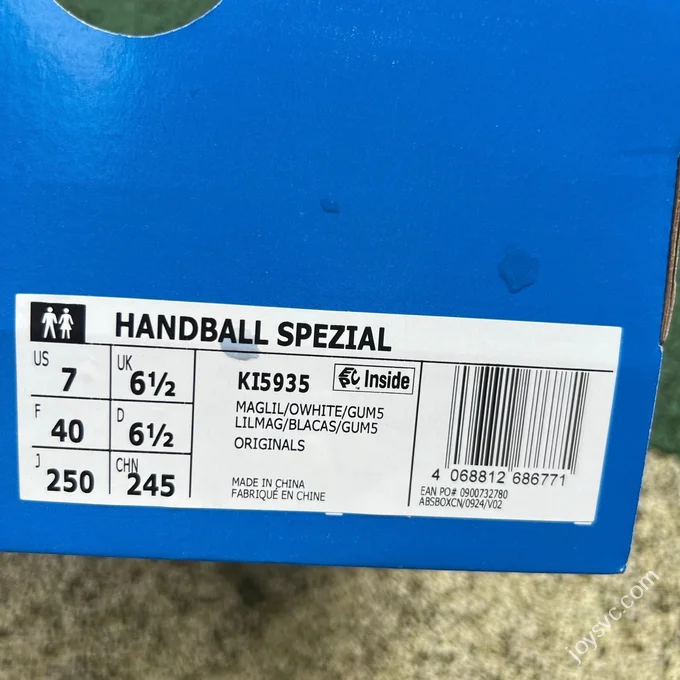 S2 Pure Original Adidas Handball Spezial White Purple KJ6305
