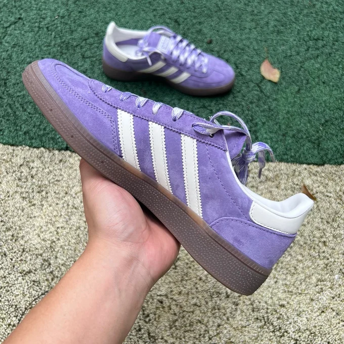 S2 Pure Original Adidas Handball Spezial White Purple KJ6305