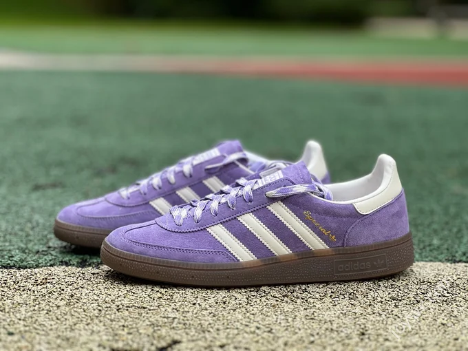 S2 Pure Original Adidas Handball Spezial White Purple KJ6305