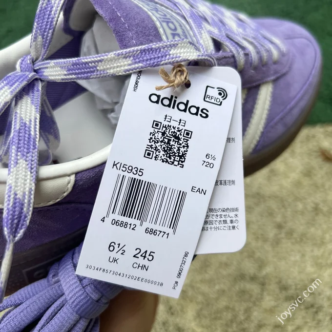 S2 Pure Original Adidas Handball Spezial White Purple KJ6305