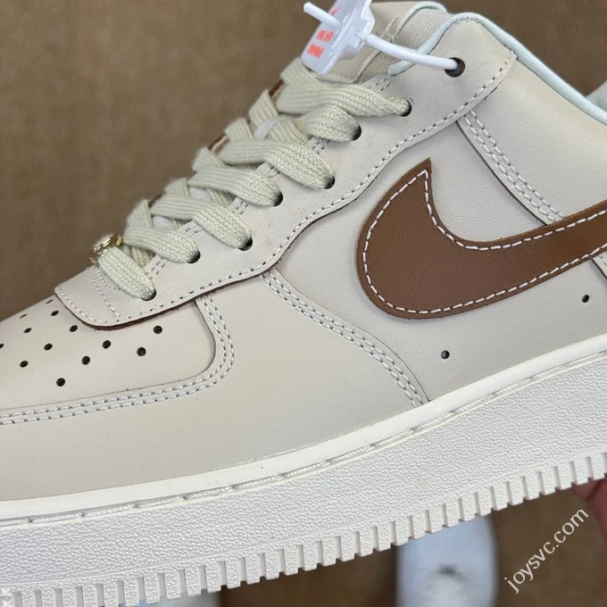 3A Pure Original Air Force 1 AF1 Light Beige Sneakers IB8865-221