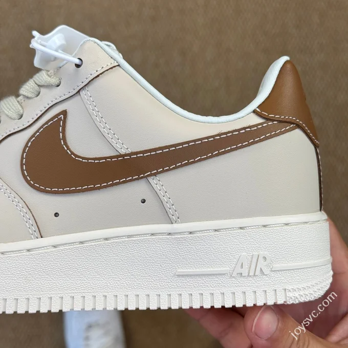 3A Pure Original Air Force 1 AF1 Light Beige Sneakers IB8865-221