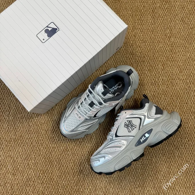 MLB Winner Chunky Cyber Dad Shoes White Blue