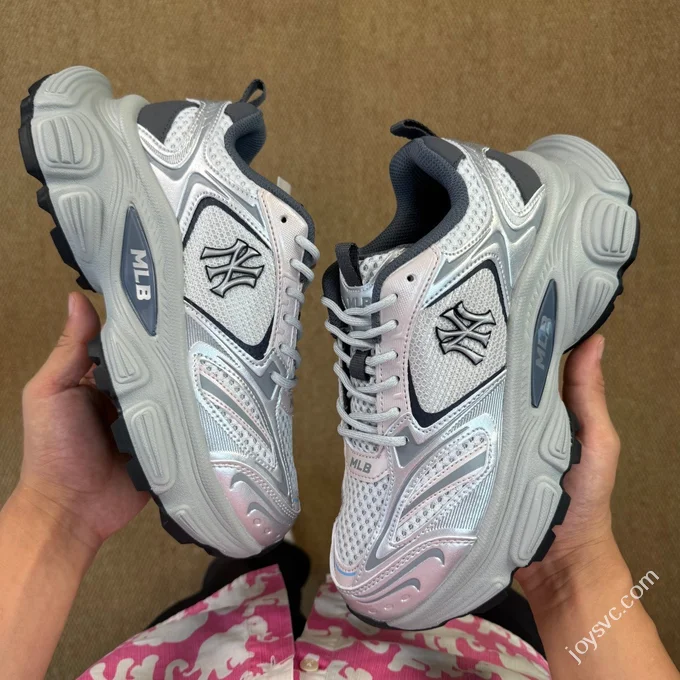 MLB Winner Chunky Cyber Dad Shoes White Blue
