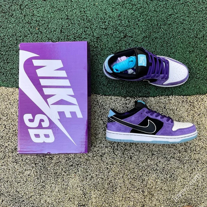 Pure Original Nike Dunk SB DUNK Purple Black White PRO Low Top HJ0513-500