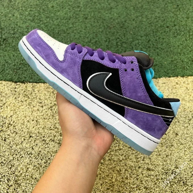 Pure Original Nike Dunk SB DUNK Purple Black White PRO Low Top HJ0513-500
