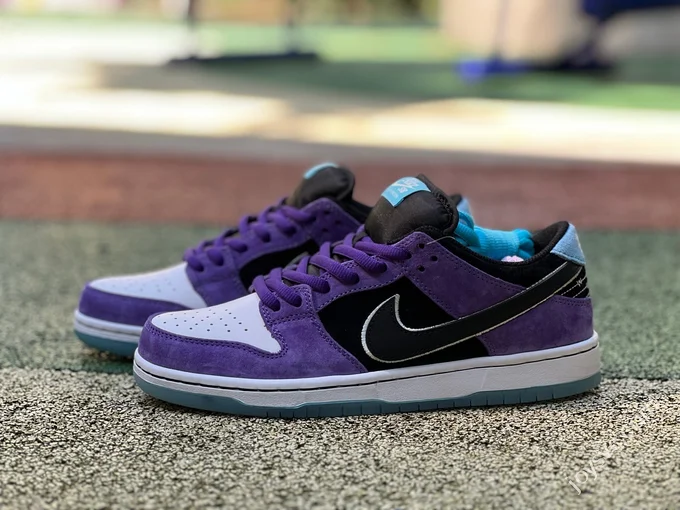 Pure Original Nike Dunk SB DUNK Purple Black White PRO Low Top HJ0513-500