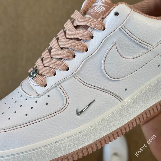 3A Pure Original Air Force 1 AF1 Small Hook White Pink Sneakers IB6543-100