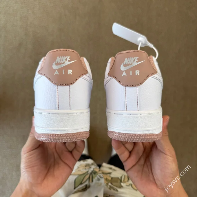 3A Pure Original Air Force 1 AF1 Small Hook White Pink Sneakers IB6543-100