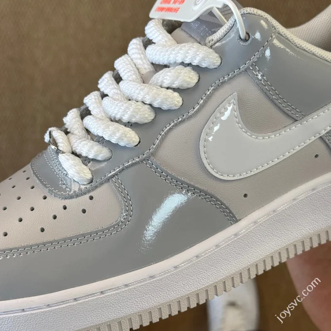 3A Pure Original Air Force 1 AF1 Grey Sneakers HV9405-001