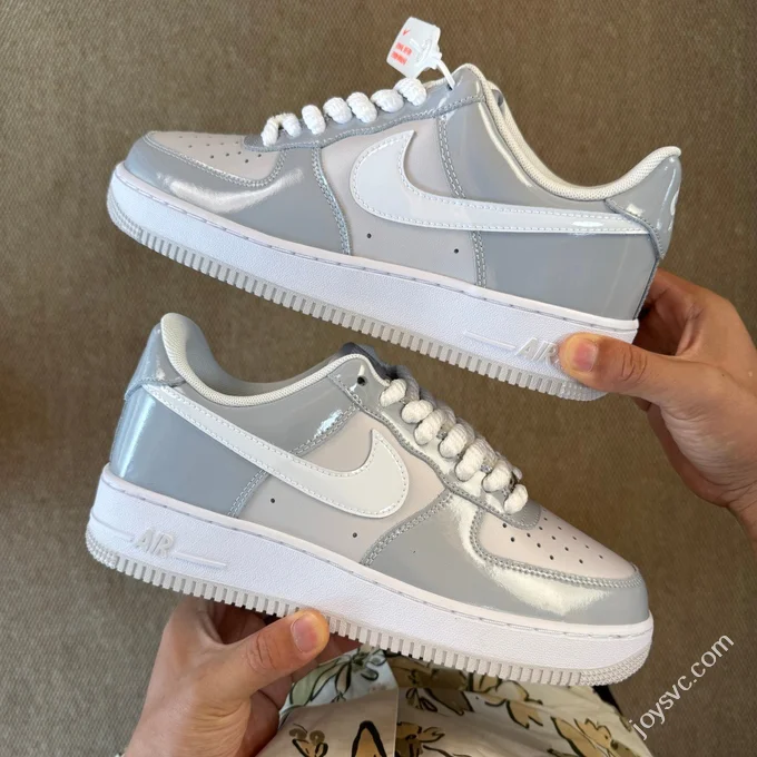 3A Pure Original Air Force 1 AF1 Grey Sneakers HV9405-001