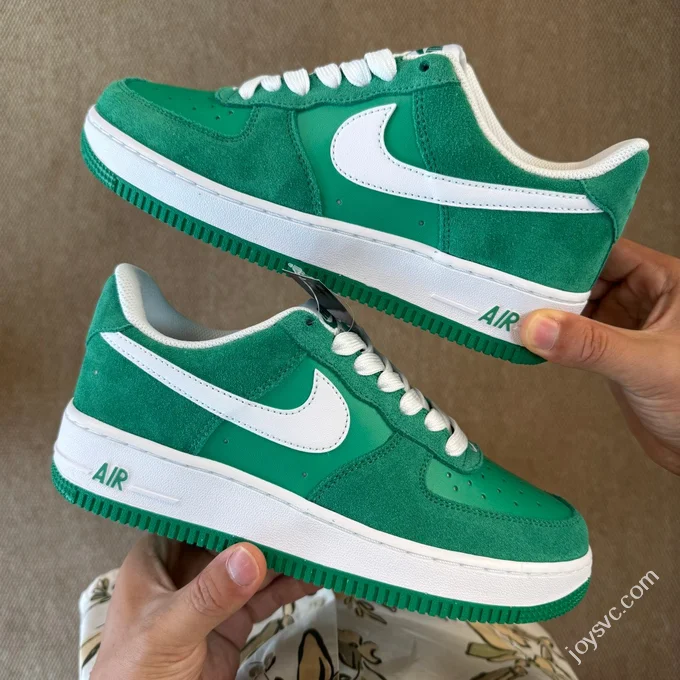 3A Pure Original Air Force 1 AF1 Suede Green White Sneakers IB6388-300