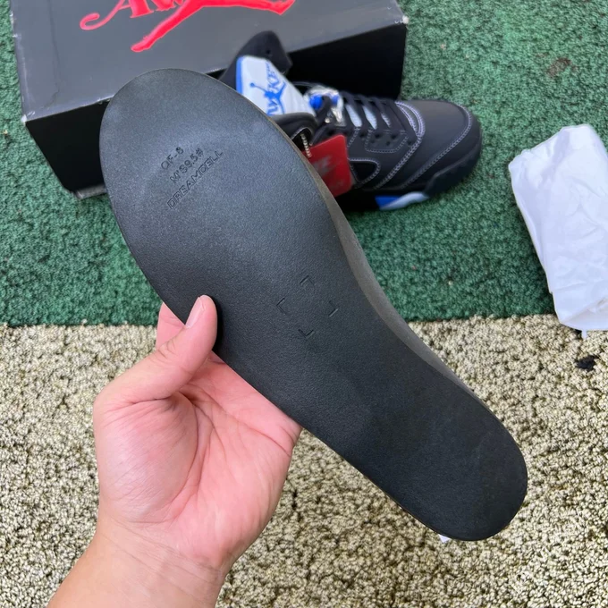 OG Pure Original Awake NY x Air Jordan 5 Black Blue DV4982-004